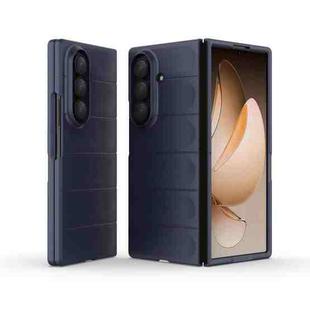 For Samsung Galaxy Z Fold7 5G Magic Shield Fold PC Shockproof Phone Case(Dark Blue)