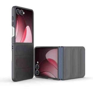For Samsung Galaxy Z Flip7 5G Magic Shield Fold PC Shockproof Phone Case(Dark Grey)