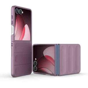 For Samsung Galaxy Z Flip7 5G Magic Shield Fold PC Shockproof Phone Case(Purple)