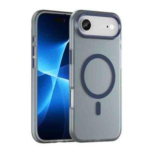 For iPhone 17 Air MagSafe Frosted Translucent TPU + PC Full Coverage Phone Case(Dark Blue)
