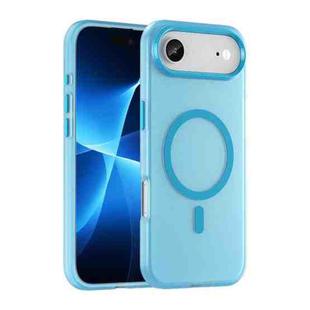 For iPhone 17 Air MagSafe Frosted Translucent TPU + PC Full Coverage Phone Case(Blue)