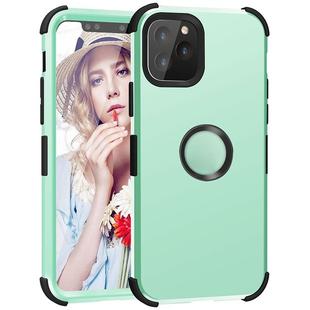For iPhone 11 Pro 3 in 1 All-inclusive Shockproof Airbag Silicone + PC Case(Green)