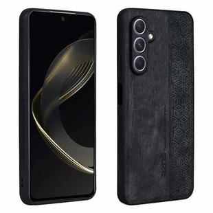 For Samsung Galaxy A25 5G AZNS 3D Embossed Skin Feel Phone Case(Black)