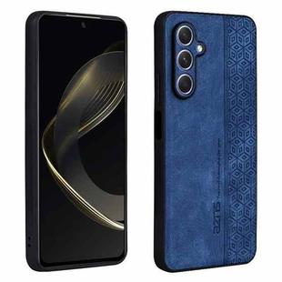 For Samsung Galaxy A25 5G AZNS 3D Embossed Skin Feel Phone Case(Sapphire Blue)