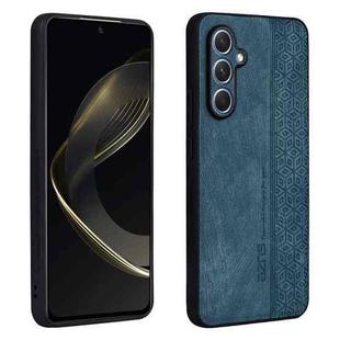 For Samsung Galaxy A35 5G AZNS 3D Embossed Skin Feel Phone Case(Dark Green)