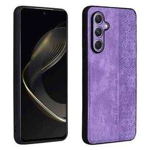For Samsung Galaxy A35 5G AZNS 3D Embossed Skin Feel Phone Case(Purple)