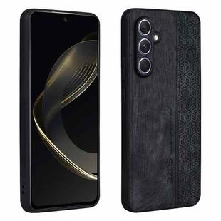 For Samsung Galaxy A55 5G AZNS 3D Embossed Skin Feel Phone Case(Black)