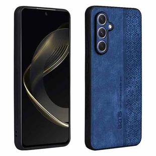 For Samsung Galaxy A55 5G AZNS 3D Embossed Skin Feel Phone Case(Sapphire Blue)