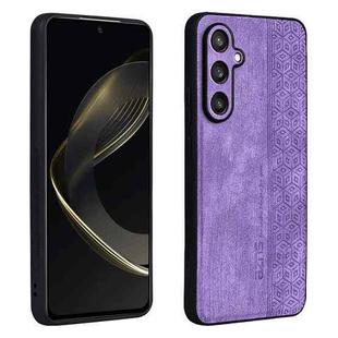 For Samsung Galaxy S24 5G AZNS 3D Embossed Skin Feel Phone Case(Purple)