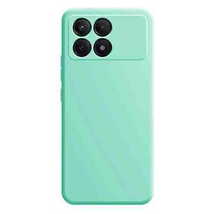 For Xiaomi Redmi K70 Pro Imitation Liquid Silicone Phone Case(Light Cyan)