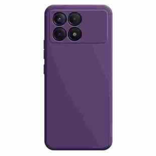 For Xiaomi Redmi K70 Pro Imitation Liquid Silicone Phone Case(Dark Purple)