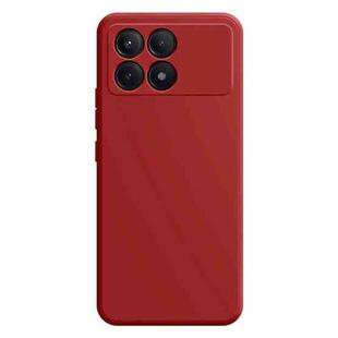 For Xiaomi Redmi K70 Pro Imitation Liquid Silicone Phone Case(Dark Red)