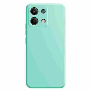 For Xiaomi Redmi Note 13 5G Imitation Liquid Silicone Phone Case(Light Cyan)