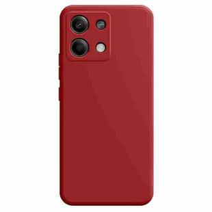 For Xiaomi Redmi Note 13 Pro 5G Imitation Liquid Silicone Phone Case(Dark Red)