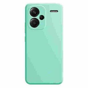 For Xiaomi Redmi Note 13 Pro+ Imitation Liquid Silicone Phone Case(Light Cyan)