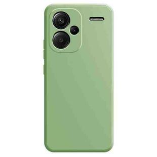 For Xiaomi Redmi Note 13 Pro+ Imitation Liquid Silicone Phone Case(Matcha Green)