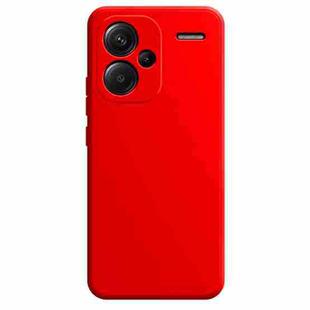 For Xiaomi Redmi Note 13 Pro+ Imitation Liquid Silicone Phone Case(Red)