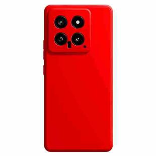 For Xiaomi 14 Imitation Liquid Silicone Phone Case(Red)