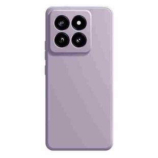 For Xiaomi 14 Pro Imitation Liquid Silicone Phone Case(Light Purple)