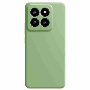 For Xiaomi 14 Pro Imitation Liquid Silicone Phone Case(Matcha Green)