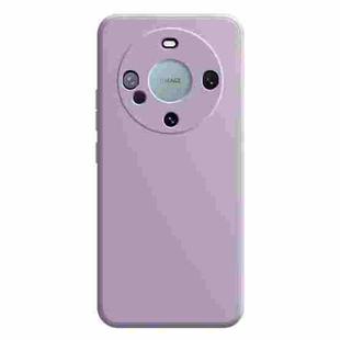 For Huawei Mate 60 Imitation Liquid Silicone Phone Case(Light Purple)