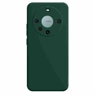 For Huawei Mate 60 Pro Imitation Liquid Silicone Phone Case(Dark Green)