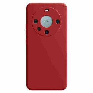 For Huawei Mate 60 Pro Imitation Liquid Silicone Phone Case(Dark Red)