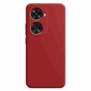 For Huawei Nova 11 SE Imitation Liquid Silicone Phone Case(Dark Red)
