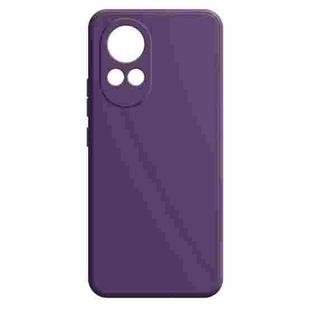 For Huawei Nova 12 Imitation Liquid Silicone Phone Case(Dark Purple)