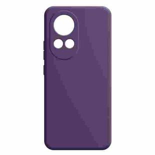 For Huawei Nova 12 Pro Imitation Liquid Silicone Phone Case(Dark Purple)