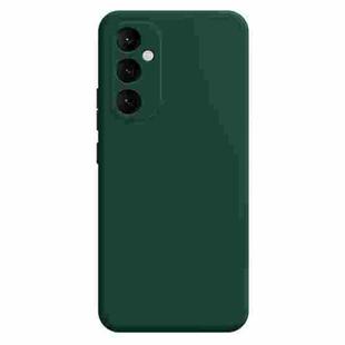 For Samsung Galaxy A05S Imitation Liquid Silicone Phone Case(Dark Green)