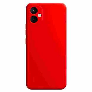For Samsung Galaxy A05 Imitation Liquid Silicone Phone Case(Red)