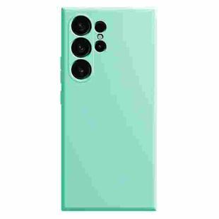 For Samsung Galaxy S24 Ultra 5G Imitation Liquid Silicone Phone Case(Light Cyan)