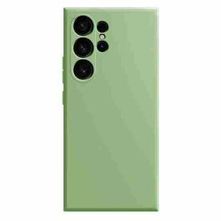 For Samsung Galaxy S24 Ultra 5G Imitation Liquid Silicone Phone Case(Matcha Green)