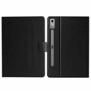 For Lenovo Tab P12 2023 / TB370FU Pure Color Smart Leather Tablet Case(Black)