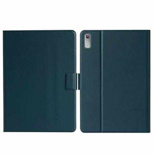 For Lenovo Tab P11 Gen2 /Xiaoxin Pad Plus 2023 Pure Color Smart Leather Tablet Case(Deep Green)