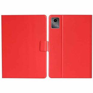 For Lenovo Tab M11/ Xiaoxin Pad 11 2024 Pure Color Smart Leather Tablet Case(Red)