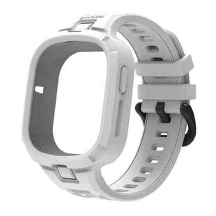 For Honor Watch 4 Solid Color Integrated TPU Watch Band(White)