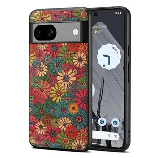 For Google Pixel 7a Four Seasons Flower Language Series TPU Phone Case(Spring Green)