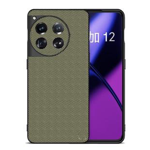 For OnePlus 12 Nylon Cloth Texture +TPU Phone Case(Green)