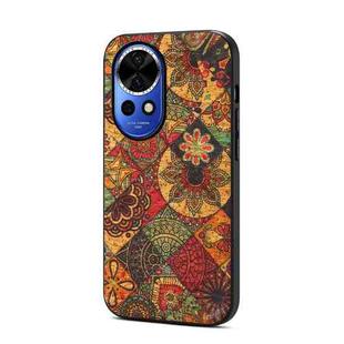 For Huawei nova 12 Four Seasons Flower Language Series TPU Phone Case(Autumn Yellow)