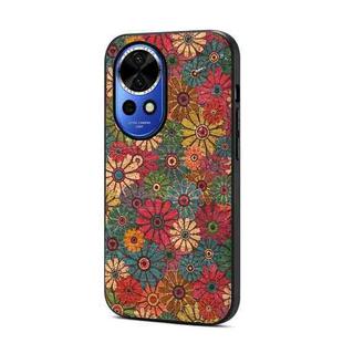 For Huawei nova 12 Four Seasons Flower Language Series TPU Phone Case(Spring Green)