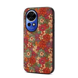 For Huawei nova 12 Four Seasons Flower Language Series TPU Phone Case(Summer Red)