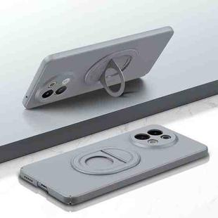 For vivo S18e Magsafe Hidden Fold Holder Full Coverage Shockproof Phone Case(Grey)