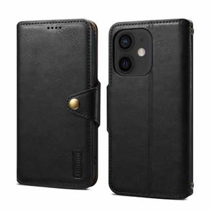 For iPhone 11 Denior Cowhide Texture Wallet Style Leather Phone Case(Black)