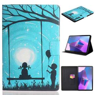 For Lenovo Tab P12 2023 / TB370FU Voltage Coloured Drawing Smart Leather Tablet Case(Lovers)