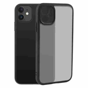 For iPhone 11 Fine Pore Matte Black TPU + PC Phone Case