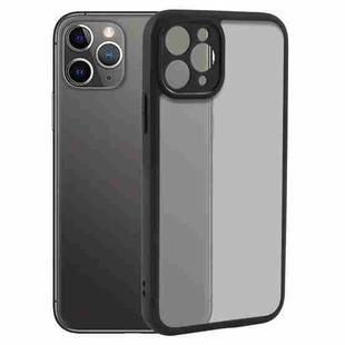 For iPhone 11 Pro Fine Pore Matte Black TPU + PC Phone Case