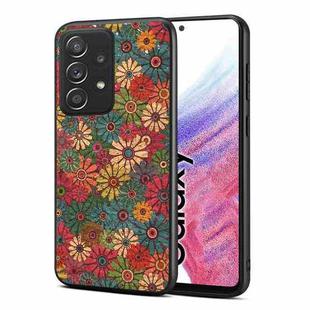 For Samsung Galaxy A53 5G Four Seasons Flower Language Series TPU Phone Case(Spring Green)