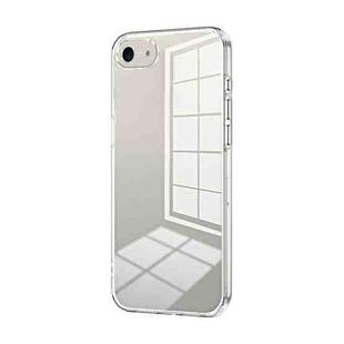 For iPhone SE 2022 / 2020 / 8 / 7 Transparent Plating Fine Hole Phone Case(Transparent)